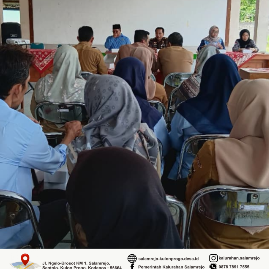 Pemkal Salamrejo Hadiri Penerangan Hukum Program Jaga Desa oleh Kejaksaan Negeri Kulon Progo